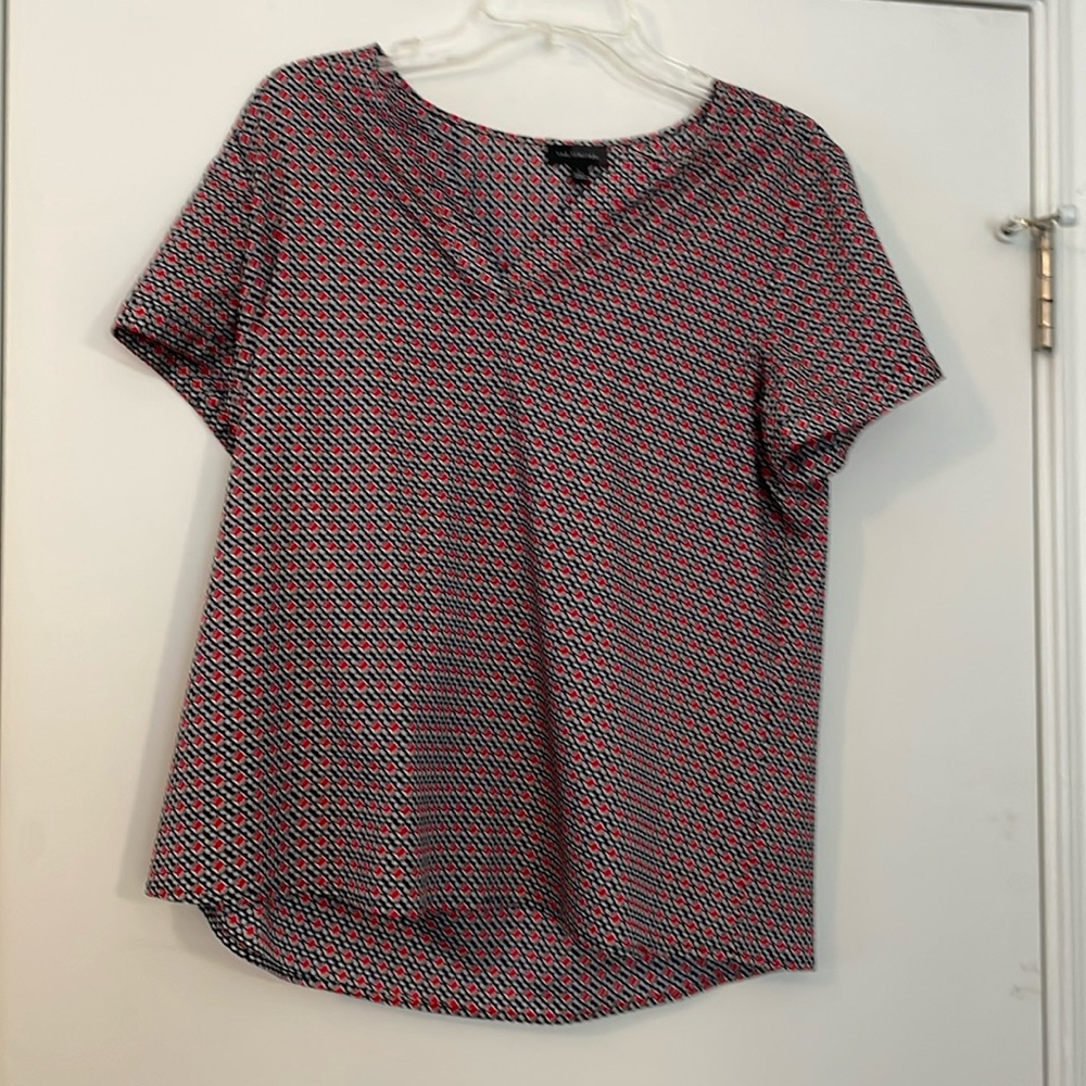 Red and Blue blouse